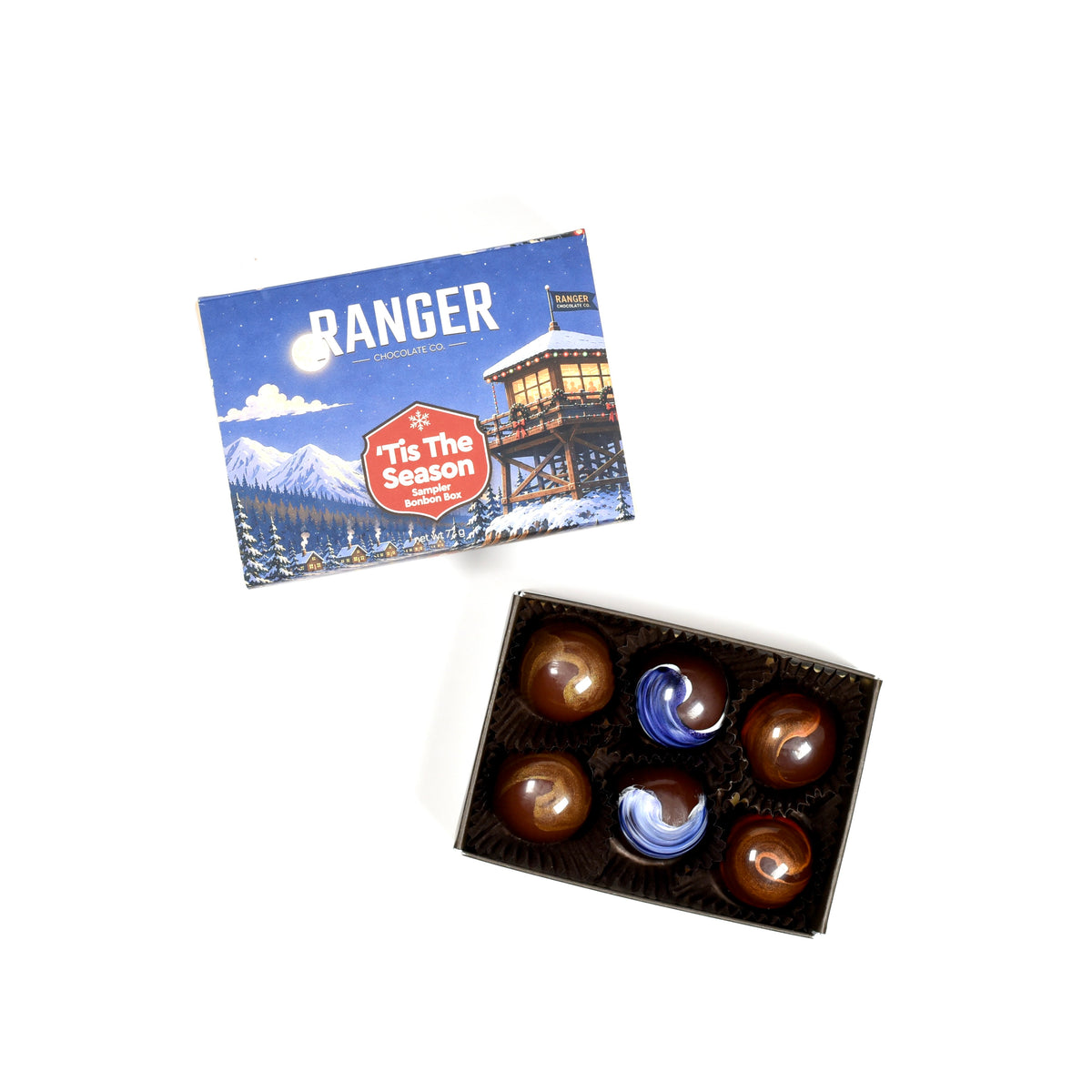 ’Tis The Season Bonbon Sampler, 6-Pack (Winter/Holiday)