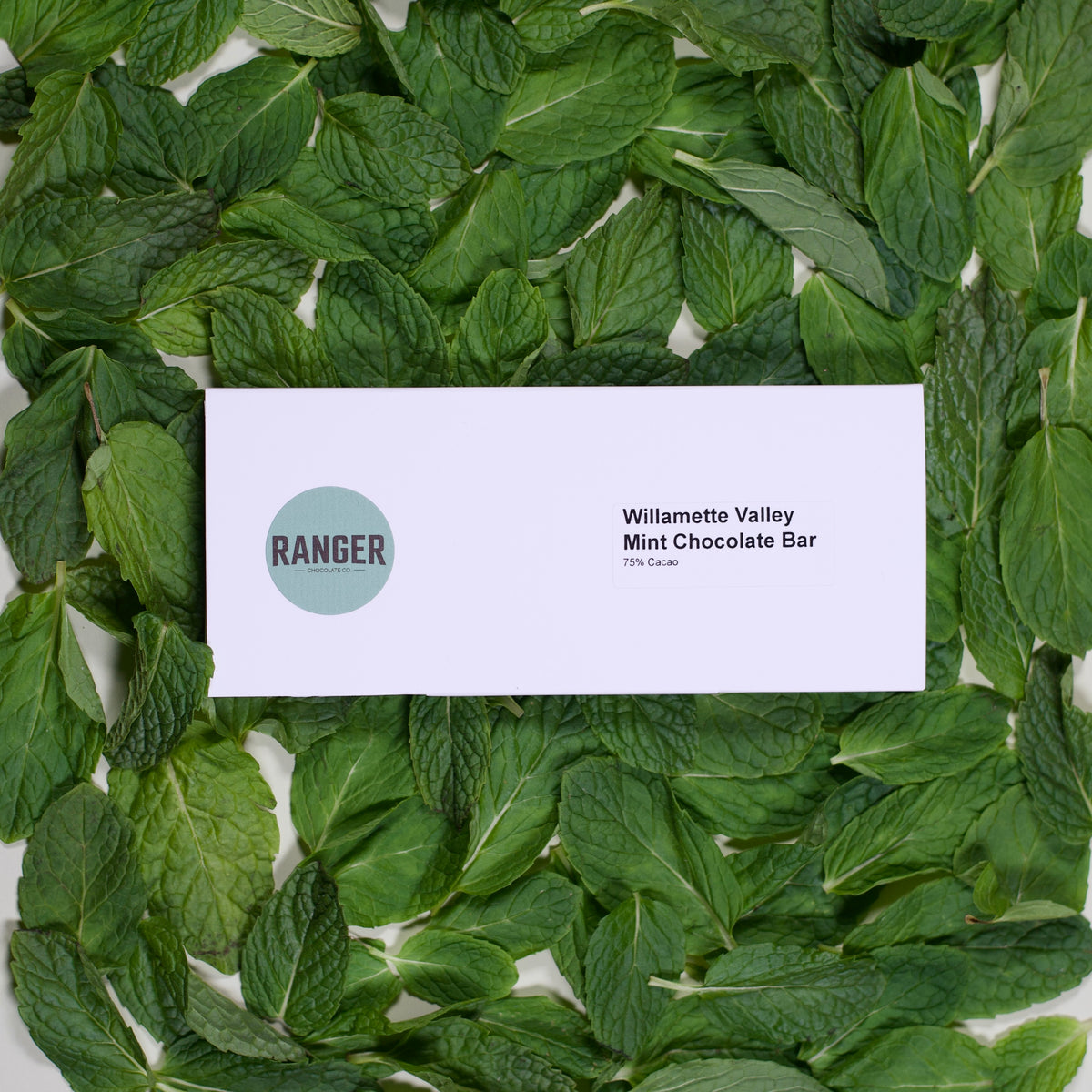 Willamette Valley Mint, 75% Dark Chocolate Bar