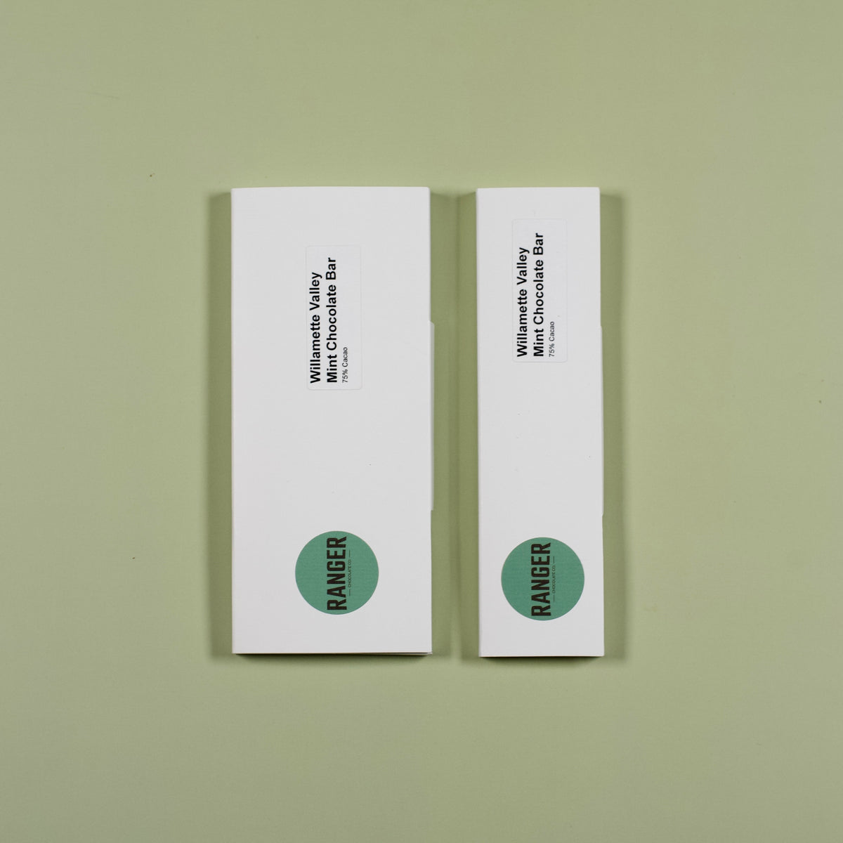 Willamette Valley Mint, 75% Dark Chocolate Bar