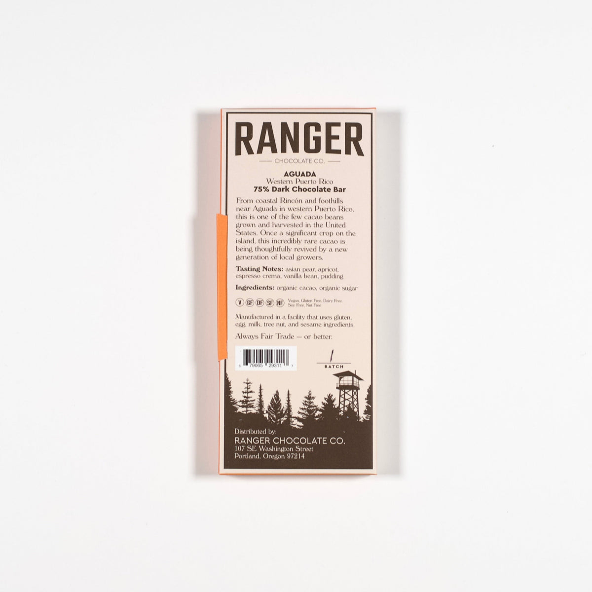 Aguada, Western Puerto Rico, 75% Dark Chocolate Bar