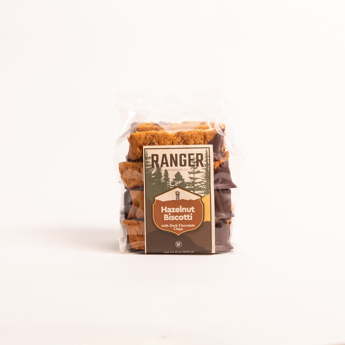 Hazelnut Biscotti with Dark Chocolate Chips