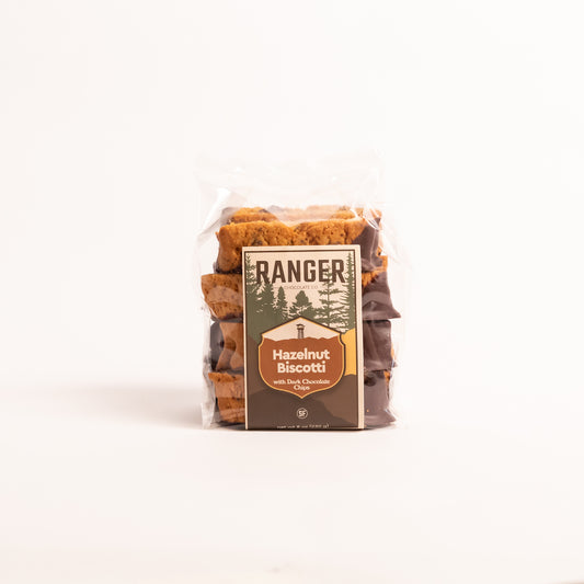 Hazelnut Biscotti with Dark Chocolate Chips